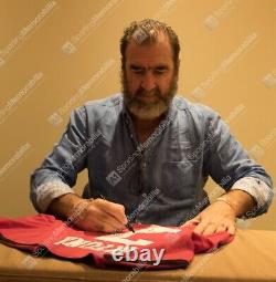 Framed Eric Cantona Signed Manchester United Shirt Retro Number 7