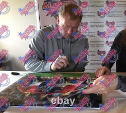 Framed Giggs & Scholes Dual Signed 16x20 Manchester United Football Photo Proof