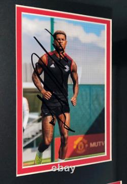 Framed Marcus Rashford Signed Photo Autograph Manchester United Man Utd