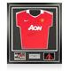 Framed Nani Signed Manchester United Shirt 2010-2011 Premium Autograph