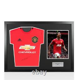 Framed Nani Signed Manchester United Shirt 2019-2020 Panoramic Autograph