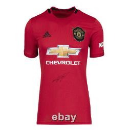 Framed Nani Signed Manchester United Shirt 2019-2020 Premium Autograph