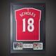 Framed Paul Scholes Hand Signed Manchester United Football Shirt With COA £259