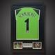 Framed Peter Schmeichel Signed Football Shirt Manchester United With COA &pound;299