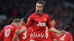 Framed Robin Van Persie Signed Manchester United Shirt Home 2012-13 Classic