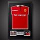 Framed Roy Keane Manchester United Signed Shirt Private Signing With COA £299