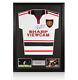 Framed Ryan Giggs Signed Manchester United Shirt 1999, Away Autograph
