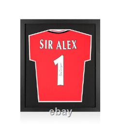 Framed Sir Alex Ferguson Signed Manchester United Shirt 1999, Home, Sir Alex 1
