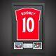 Framed Wayne Rooney Hand Signed Manchester United 2023/2024 Shirt With COA £175