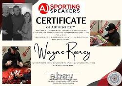 Framed Wayne Rooney Manchester United Stats Hand Signed Shirt £225 With COA