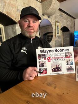 Framed Wayne Rooney Signed Manchester United New Stats Montage Photo £79.99