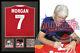 Framed Willie Morgan Signed Manchester United 7 Football Shirt With Proof & Coa