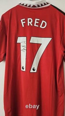 Fred Manchester United Hand Signed Shirt