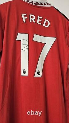 Fred Manchester United Hand Signed Shirt