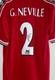 GARY NEVILLE Signed Manchester United 1999 Shirt Man Utd u MUFC PROOF