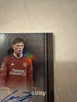 Garnacho Signed Manchester United 01/10 First Print Rare Card Topps Museum