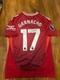 Garnacho Signed Manchester United Home Shirt With COA Included
