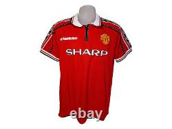 Gary Neville Manchester United 1999 Signed Football Shirt COA