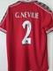 Gary Neville Manchester United Signed 99 Home Prem Shirt