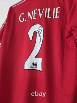Gary Neville Manchester United Signed 99 Home Prem Shirt Gary Neville Manchester United Signed 99 Home Prem Shirt