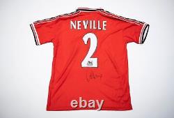 Gary Neville Signed Jersey Manchester United F. C. Genuine Autograph AFTAL COA