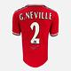 Gary Neville Signed Manchester United Shirt 1999 Treble 2