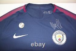 Genuine Manchester City Football Shirt signed by Ilkay Gundogan with Certificate