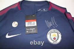 Genuine Manchester City Football Shirt signed by Ilkay Gundogan with Certificate