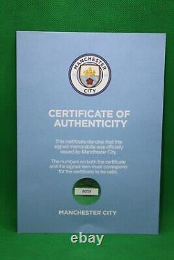 Genuine Manchester City Football Shirt signed by Ilkay Gundogan with Certificate