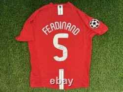 Genuine Rio Ferdinand Signed Manchester United 2008 Shirt, Exact Proof Shown