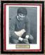 George Best Man Utd Legend, Guaranteed Hand Signed Framed 50cmx40cm Photo & COA