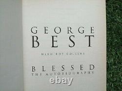 George Best Manchester United 2001 Signed Hardback Book With Dust Cover Rare