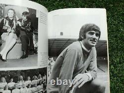 George Best Manchester United 2001 Signed Hardback Book With Dust Cover Rare