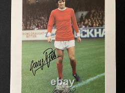 George Best Signed 1968 Manchester United Card Hand Signed Typhoo Tea Card