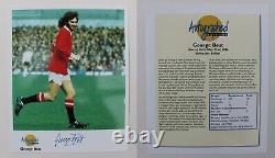 George Best Signed Autographed Editions Westminster Photo Card Manchester United