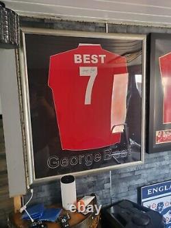 George Best Signed Shirt Manchester United Man Utd Top COA