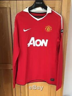 Giggs Manchester United Match Worn Shirt. Known Game. Signed. Authenticated