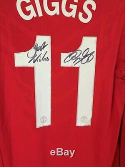 Giggs Manchester United Match Worn Shirt. Known Game. Signed. Authenticated