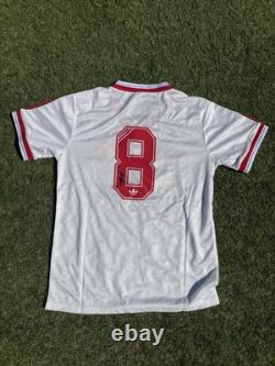 Gordon Strachan Signed Manchester United Retro Shirt Autograph Signature