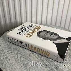 Hand Signed Alex Ferguson Leading Hardback Book / Manchester United Football