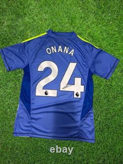 Hand Signed Andre Onana Manchester United 24/25 Gk Shirt