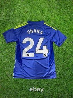 Hand Signed Andre Onana Manchester United 24/25 Gk Shirt