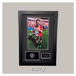 Hand Signed Bruno Fernandes Display Manchester United + COA