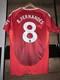 Hand Signed Bruno Fernandes Manchester United 24/25 Shirt Exact Proof
