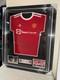 Hand Signed Cristiano Ronaldo Manchester United 21/22 Home Shirt Deluxe Framed