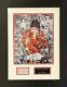 Hand Signed George Best Manchester United Framed Montage With C. O. A