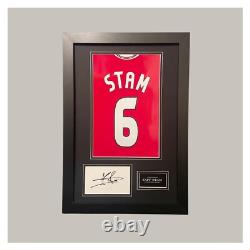 Hand Signed Japp Stam Manchester United Autograph + Coa