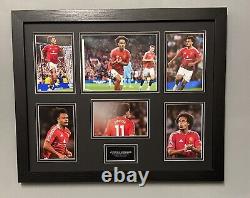 Hand Signed Joshua Zirkzee Manchester United Framed Display + Coa