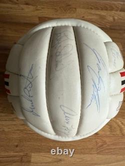 Hand Signed Manchester United Football