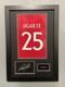 Hand Signed Manuel Ugarte Back Of Shirt Display Manchester United + Coa